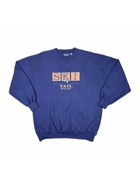 Vintage Crable Sportswear SKI Vail Colorado Crew Neck Sweatshirt - Size XL